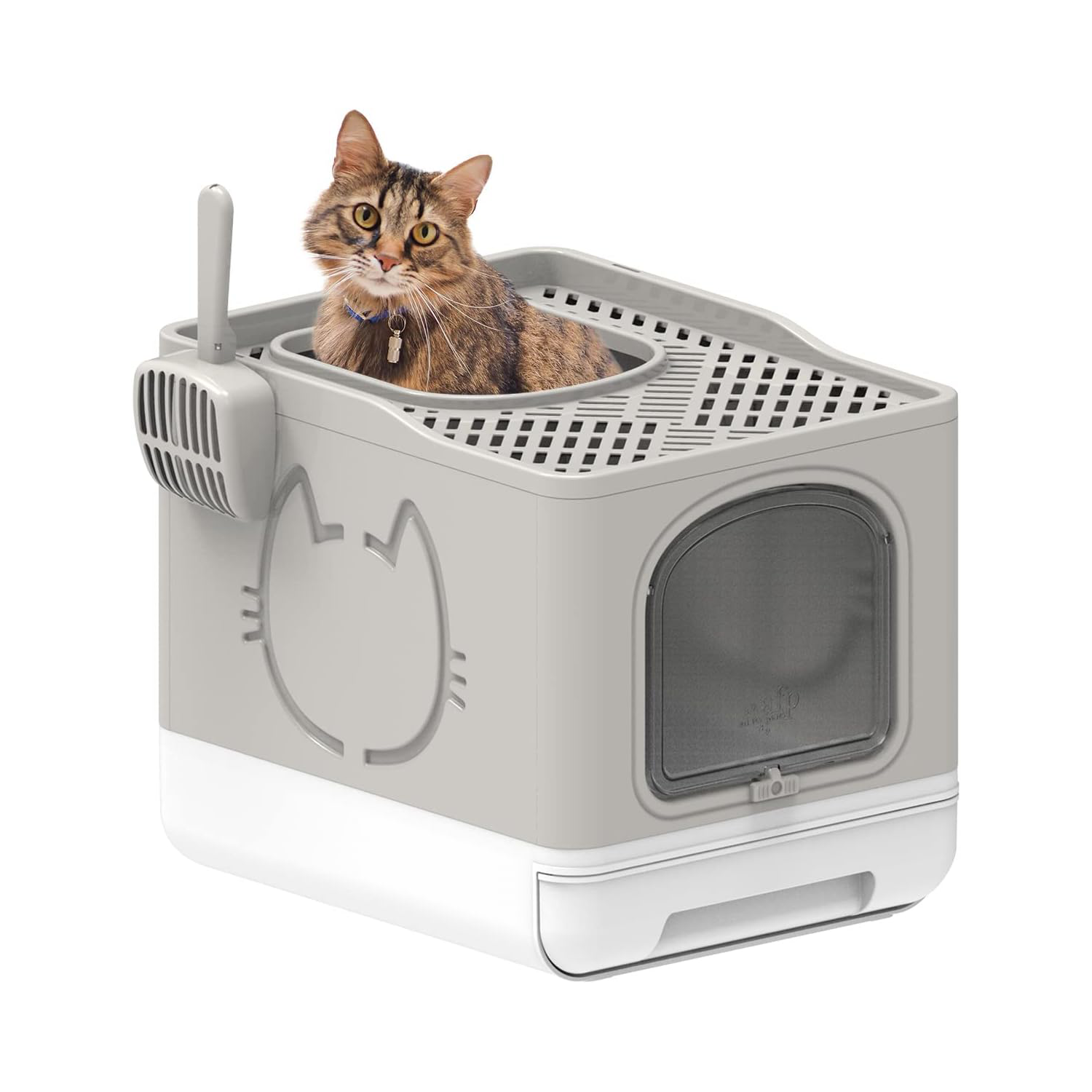 Portable Foldable Cat Litter Box