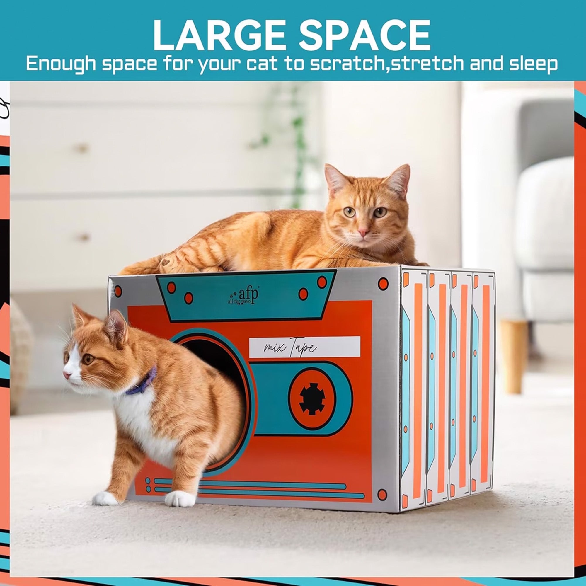 Vintage - 2-tier Vintage Design Cat Scratcher