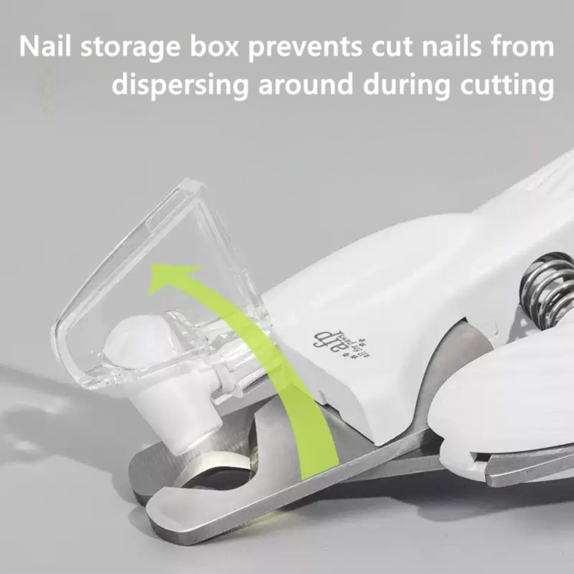 AFP LED Pet Nail Clipper | LED Light Illuminates Nail Bloodline, Sharp Stainless Blade, Built-in Nail Storage Box for Dogs, Cats & Small Animals
