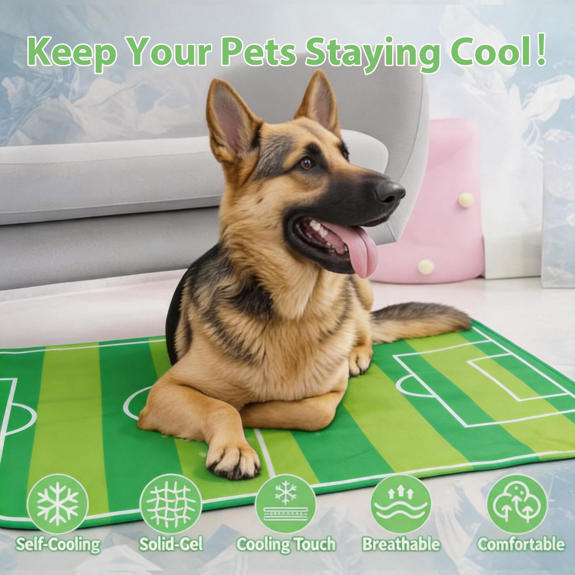 Official FIFA World Cup 2026 Edition - Chill Paws Cooling Field Mat