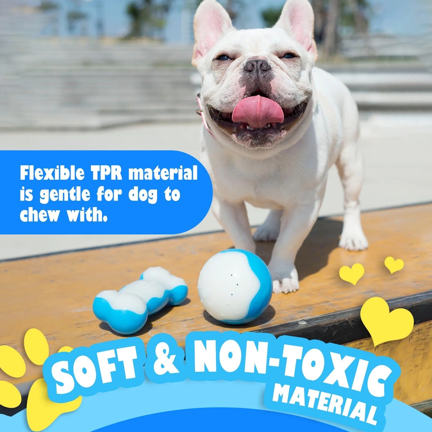 Chill Out - Bite Resistance Dog Cooling Chew Toy for Summer Ice Bone