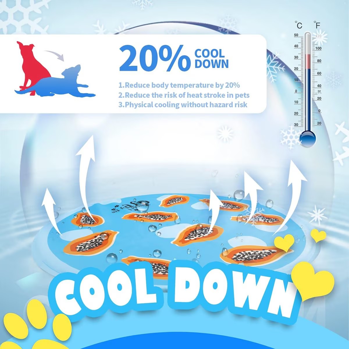 Chill Out - Dog Cooling Mat - Cooling Mat for Summer