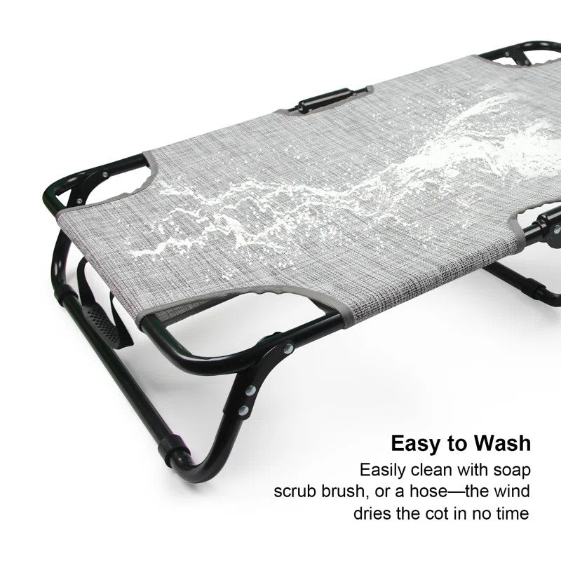 Elevated Dog Bed - Foldable Pet Beds with No Assembly for Indoor & Outdoor Use