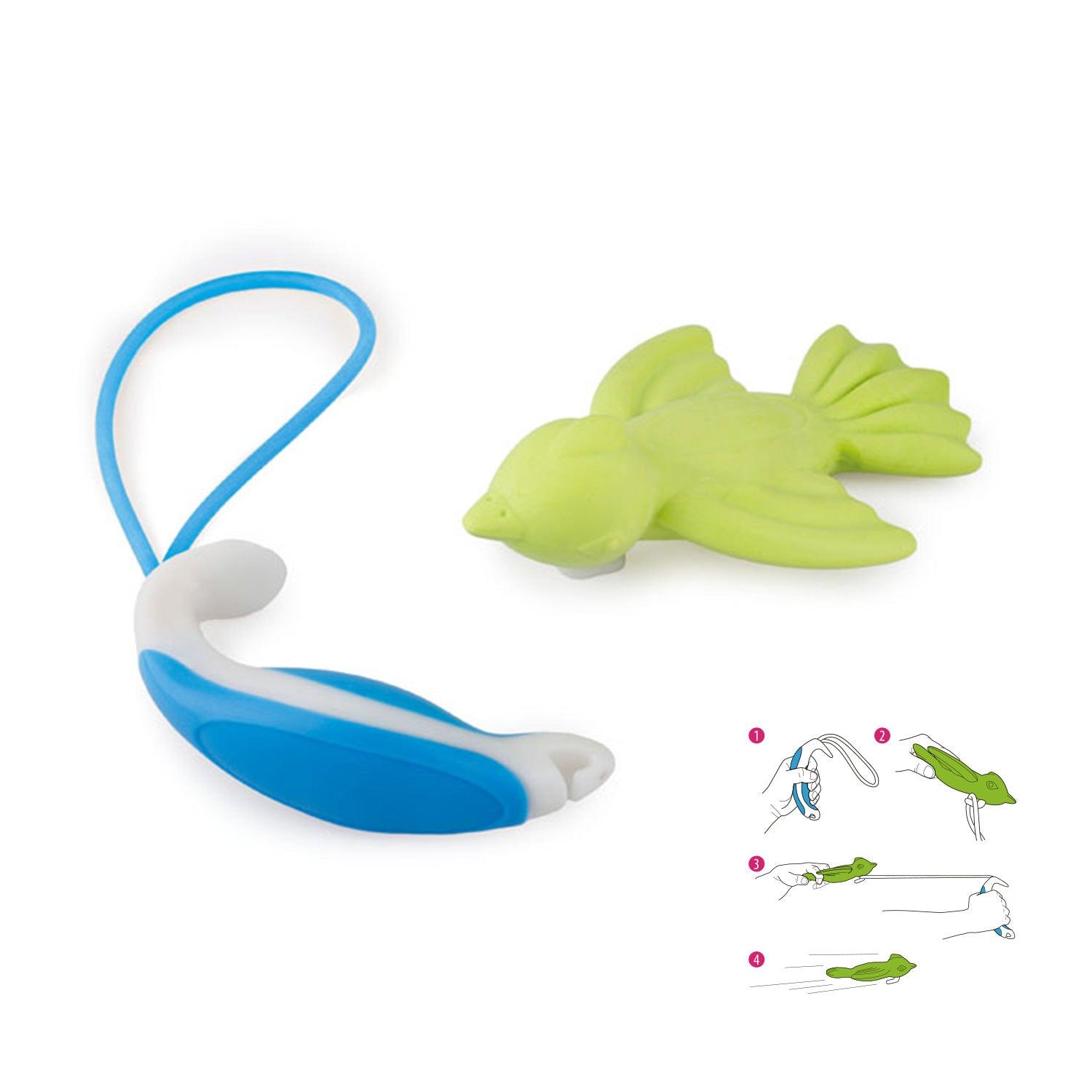 AFP-Allforpaws Mallard Interactive Dog Toy with Slingshot